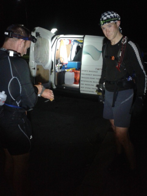 Al and Tim B at Leg 2/3 Capel Curig