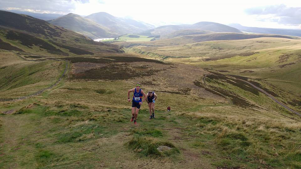 Chris going well in the wilds of Scotland
